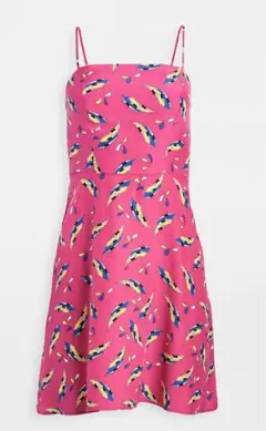 HVN mini nora bias dress