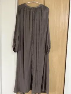 ナノユニバース　シアーシャツワンピース