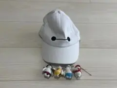 BAYMAX キャップとカプセルトイのキーホルダーセット