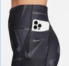 L 新品 ナイキ タイツ ファスト ランニング レギンス スパッツ 黒 ブラック