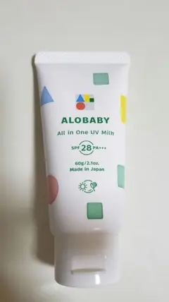 日焼け止めALOBABY　All in One UV ミルク SPF28 60g