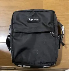 Supreme ブラック ショルダーバッグ