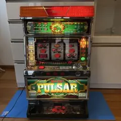 パチスロ4号機　初代キングパルサー　緑パネル　送料込み 4号機 キングパルサー 初代 緑パネル 山佐 コイン不要機 家庭用