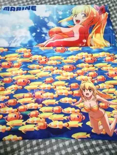 ★最終値★　海物語　枕カバー　しまむらコラボ　マリン　ワリン　ウリン　SANYO