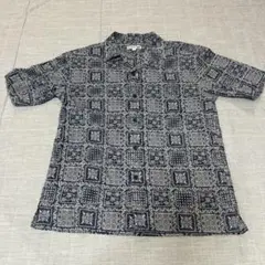 ユニクロ アロハシャツ　総柄シャツ　バンダナ柄　S レインスプーナー