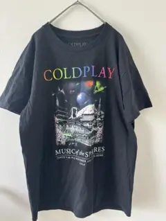 COLDPLAY「ミュージック・オブ・ザ・スフィアーズ」Tシャツ　Lサイズ