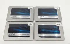 500GB 4枚セット Crucial MX500 SSD 2.5インチ