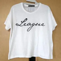 League ロゴ ホワイト Tシャツ