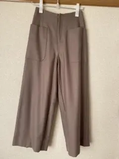 イエナ パッチポケットウールパンツ