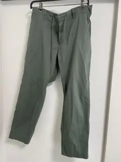 GLOBAL WORK SOLOTEX グリーンチノパン L