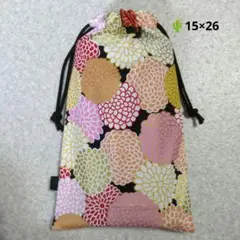 5-270　縦長巾着袋　御朱印帳入れ　箸袋　歯ブラシ袋