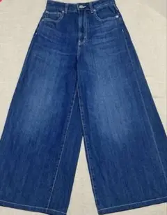 GU ハイウエストスーパーワイドジーンズS