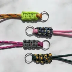 パラコード　キーリング　4本セット