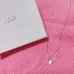 AHKAH シャボンハートネックレス