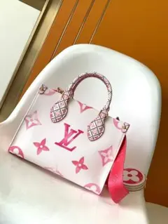 Louis Vuitton ピンク モノグラム ハンドバッグ