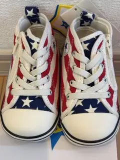 【新品箱付き】CONVERSE コンバース 14cm アメリカ国旗 スニーカー
