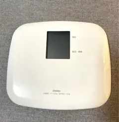 ドリテック 体重計(ホワイト)