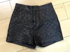 ルシェルブルー レザー ショートパンツ 羊革 本革