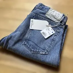 新品 ofSlow ブルーストレートデニム