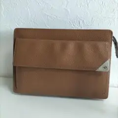 新品未使用　renoma　レノマ　本革セカンドバッグ　レトロ