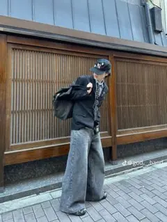 円堂守、K着用 バギーデニム buggy jcaeser studio