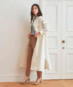 ANAYI ウールアッシュクテンジクシャツ ワンピース