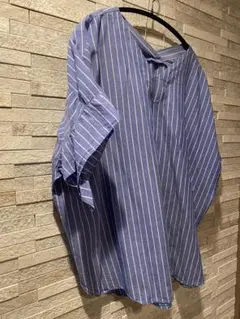 ◆ブルーストライプシャツ