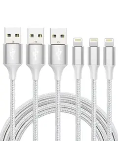 ⭐️匿名配送❣️iphone 充電 ケーブル【MFi認証】　2m 3本