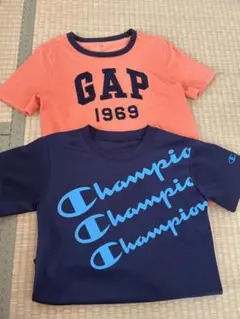 Championネイビー速乾 140cmとGAPコットンsサイズ2枚セット