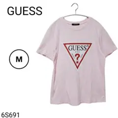 GUESS ゲス ロゴTシャツ ユニセックス トライアングル メンズ M