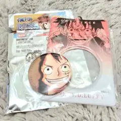 ワンピース 缶バッジ＆特製ホルダー ルフィ