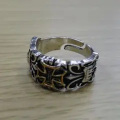 クロス　リング　シルバーカラー
