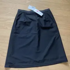 Seley 黒 ひざ丈スカート 15号　制服
