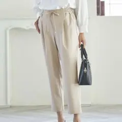 any FAM イージィケアストレッチテーパードパンツ