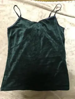 無印良品 綿混ベロア キャミソール