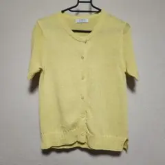【HUMAN WOMAN】半袖カーディガン
