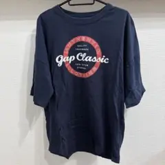 Gap/ギャップ Tシャツ M ネイビー ロゴ入り