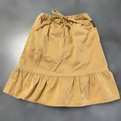 キッズ120 コムサイズム　スカート　からし色