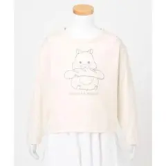 新品未使用 anyfam アニマルオーガビッツ長袖Ｔシャツ ハムスター 110