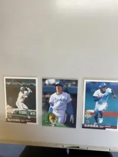 松井稼頭央 トレーディングカード 3枚セット