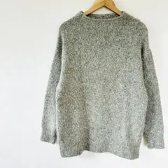 【ユニクロ】オーバーサイズニット　セーターM　茶色ブラウン系　ゆったりシルエット