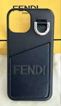 【最終値下げ】FENDI iPhone 14 レザーケース 最終値下げ】FENDI iPhone 14 レザーケース