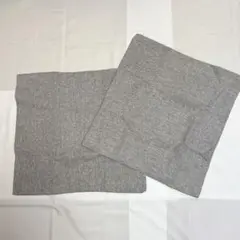 ⭐️クッションカバー 55x55 2枚セット グレー 北欧 おしゃれ