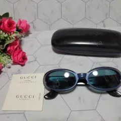 GUCCI シルバー ロゴマーク シンプル サングラス メガネ