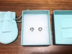 再値下げ! ティファニー オープンハート ピアス正規品