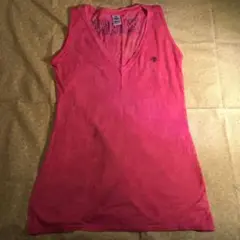 zumba タンクトップ Mサイズ ピンク シースルー