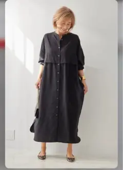 【新品】OTO.HA 前後2WAYスパローンタックワンピース