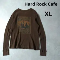ハードロックカフェ（Hard Rock Cafe）プリント長袖カットソー　ロンT