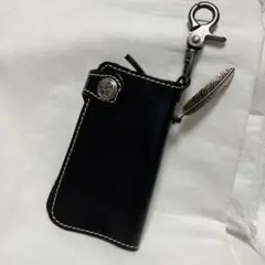 キーホルダー　本革　未使用　新品