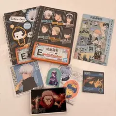 呪術廻戦 ノート ステッカー セット アクリルブロック 豪華７点セット!!